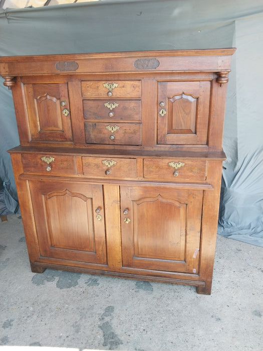 EARLY FLEMISH COURT CUPBOARD