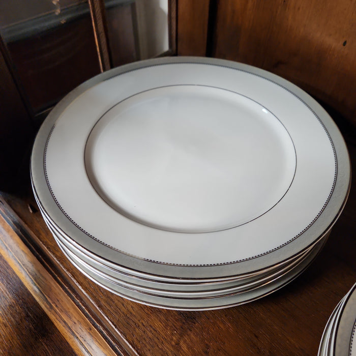 PARTIAL SET OF MIKASA PLATINUM CROWN CHINA