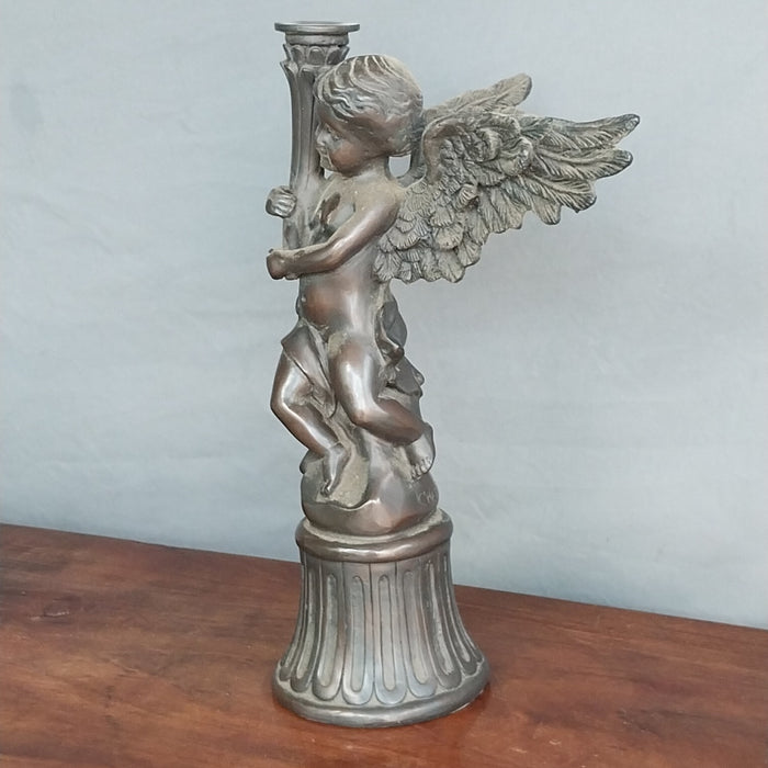 NOT OLD CHERUB CANDLE STAND