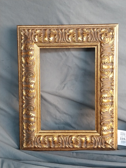 SMALL CARVED GILT WOOD FRAME