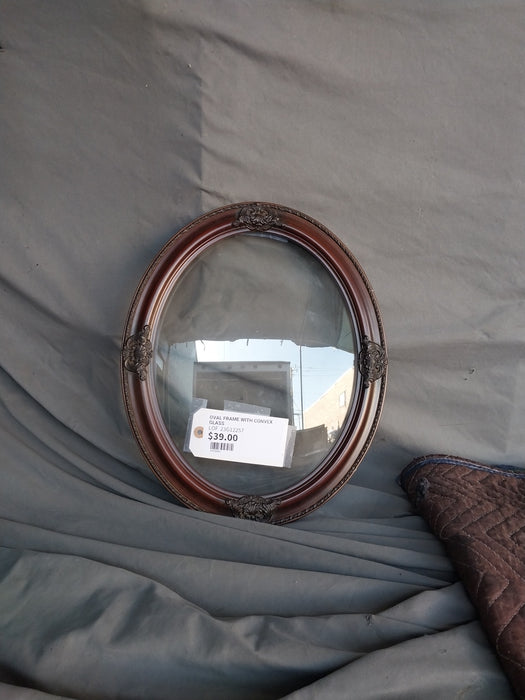 OVAL FRAME WITH CONVEX GLASS