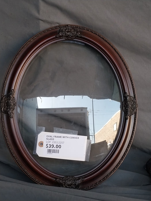 OVAL FRAME WITH CONVEX GLASS