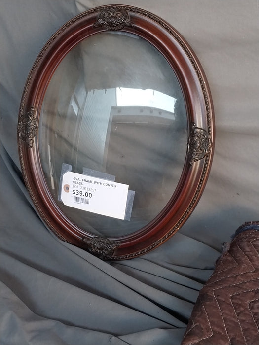 OVAL FRAME WITH CONVEX GLASS