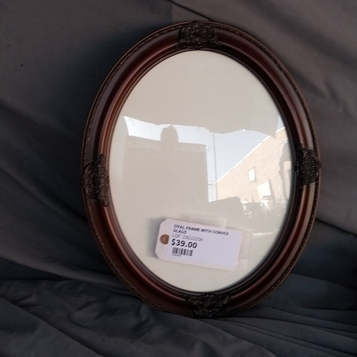 OVAL FRAME WITH CONVEX GLASS