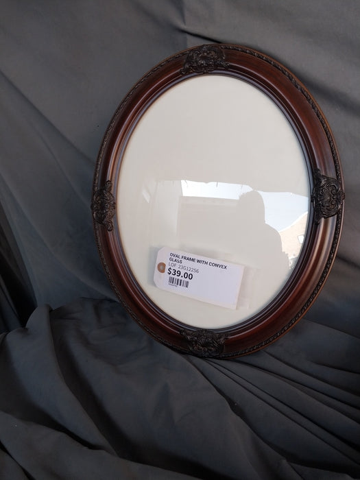 OVAL FRAME WITH CONVEX GLASS