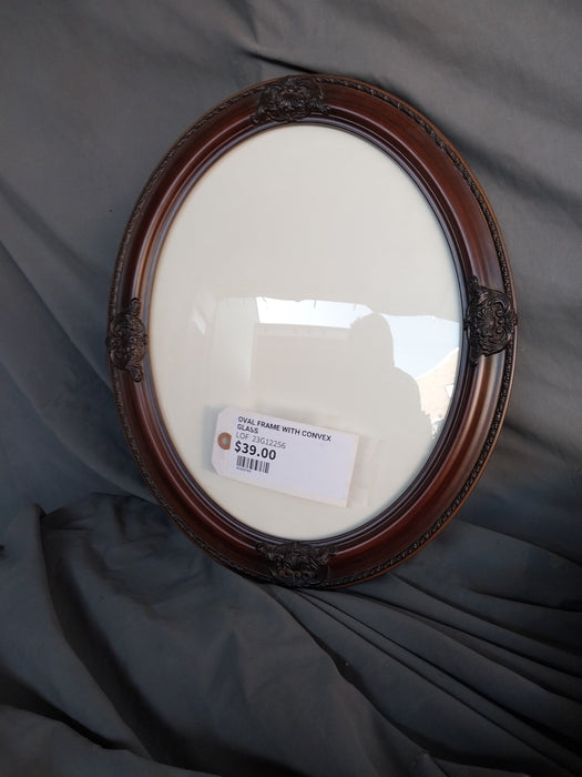 OVAL FRAME WITH CONVEX GLASS