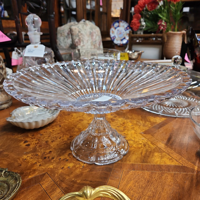 LARGE 5TH AVE CRYSTAL COMPOTE