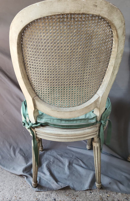 SET OF 4 BALLOON BACK LXVI CANED CHAIRS