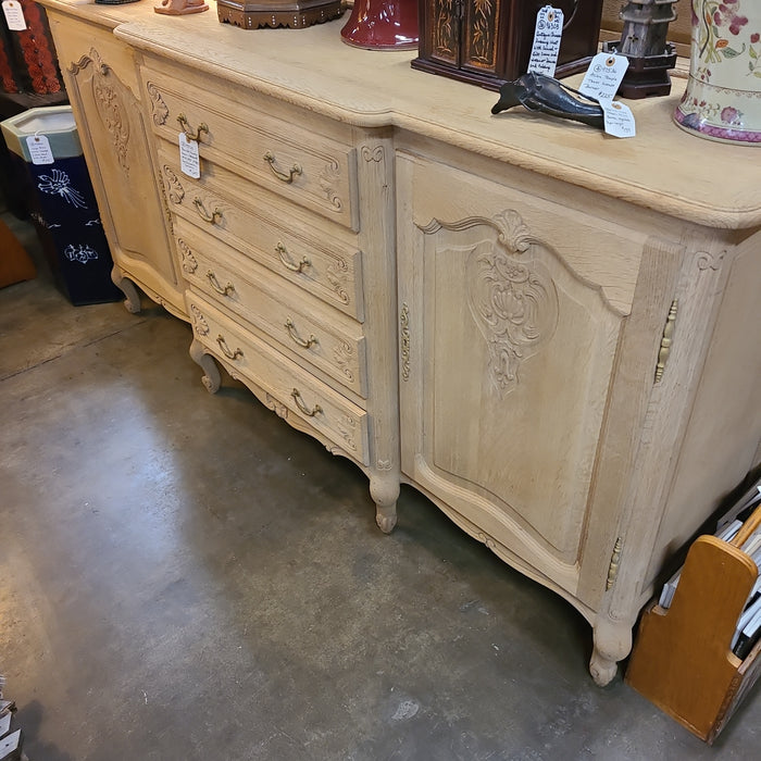 RAW OAK COUNTRY FRENCH SIDEBOARD