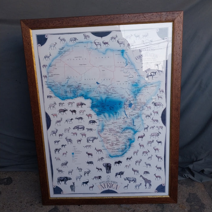 HUNTING AND CONSERVATION MAP OF AFRICA