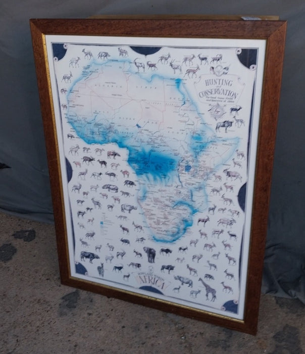 HUNTING AND CONSERVATION MAP OF AFRICA