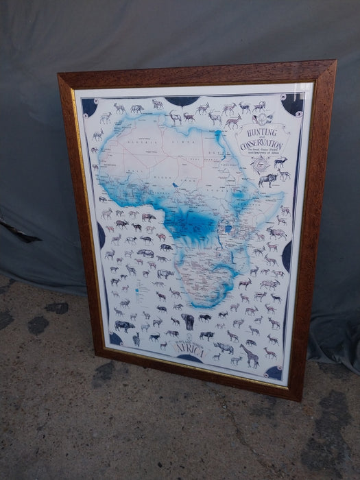 HUNTING AND CONSERVATION MAP OF AFRICA