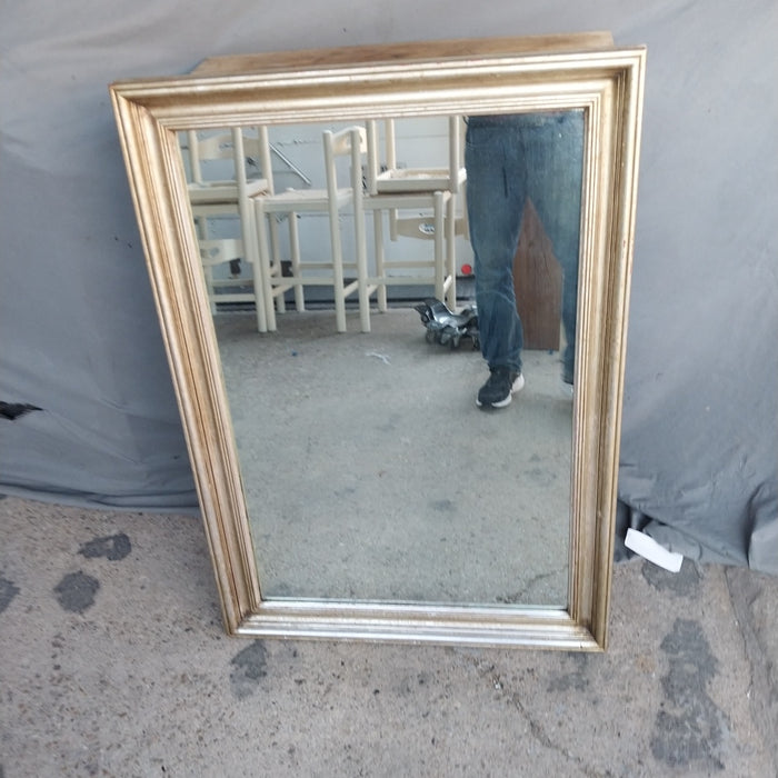 SILVER GILT RECTANGULAR MIRROR