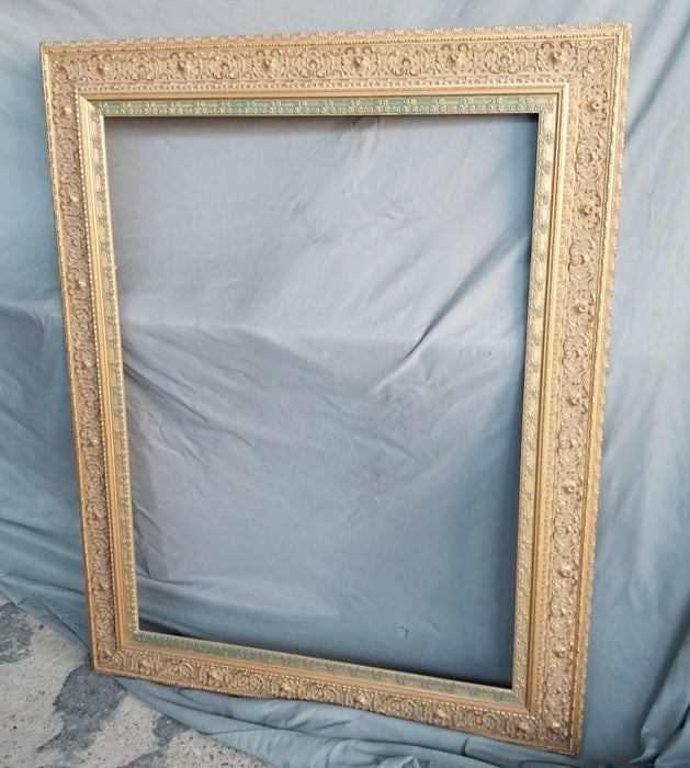 ORNATE FRAME WITH VERDIGRIS