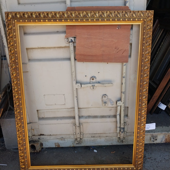 LARGE FLARED EDGE ORNATE GILT FRAME