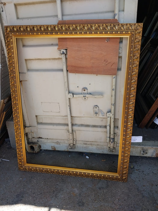 LARGE FLARED EDGE ORNATE GILT FRAME