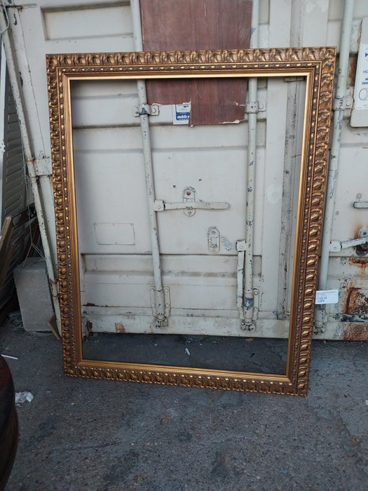 LARGE FLARED EDGE ORNATE GILT FRAME
