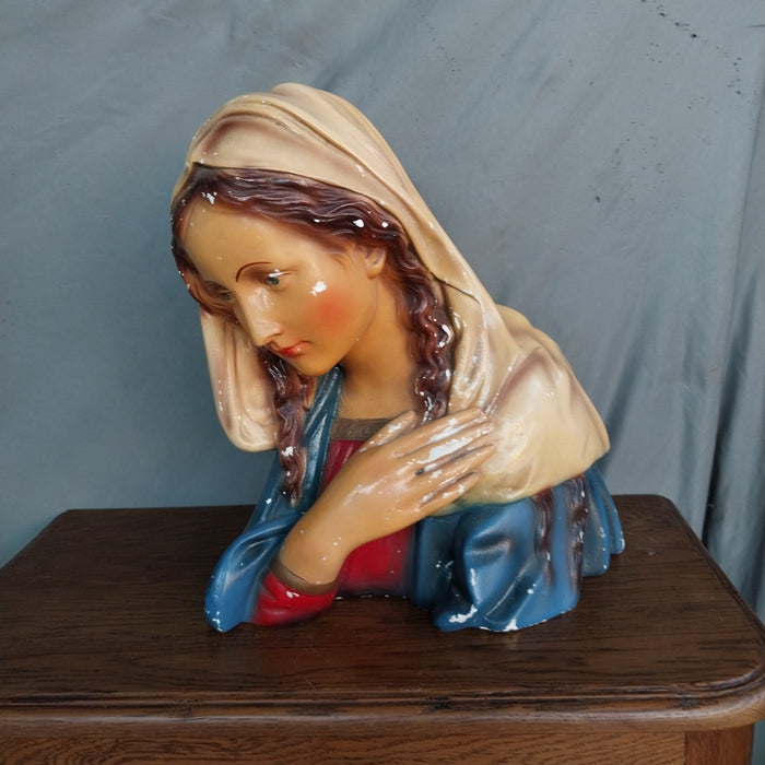 PLASTER MARY BUST