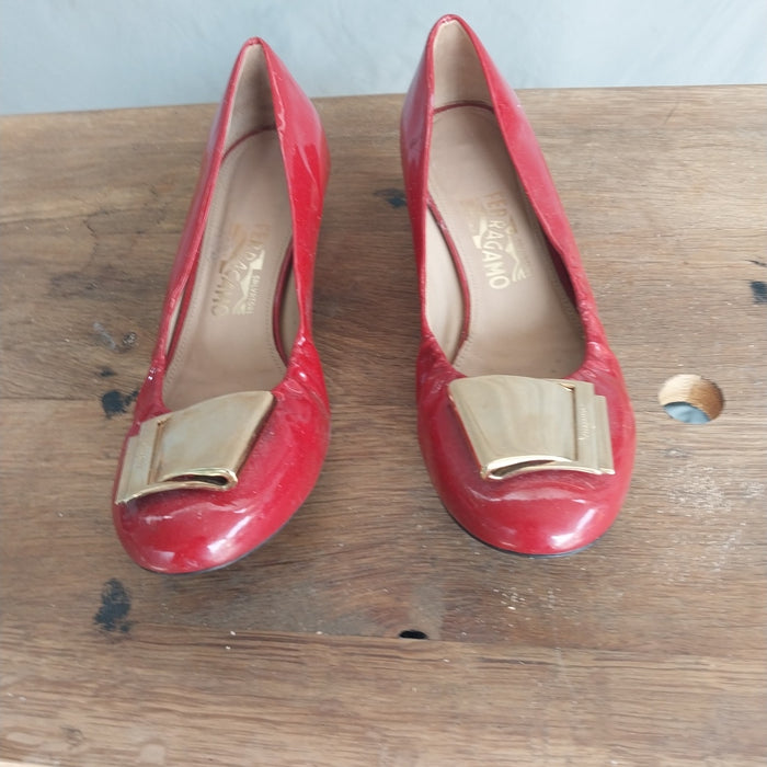 RED ITALIAN MOD SHOES