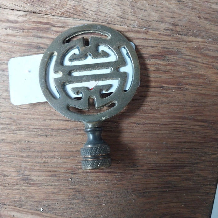 CHINESE BRASS LAMP FINIAL