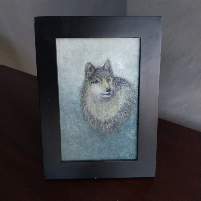 SMALL WOLF PAINTING
