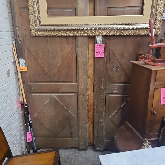 PAIR OF 200 YEAR OLD HUGE DOORS