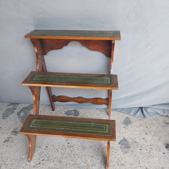 ENGLISH RECENCY MAHOGANY LIBRARY STEPS CIRCA 1820