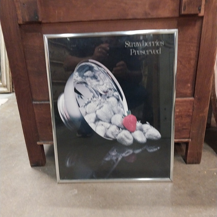 STAWBERRIES PRESERVED POSTER