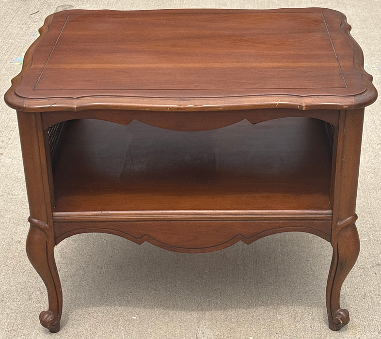FRENCH PROVINCIAL MAGAZINE END TABLE