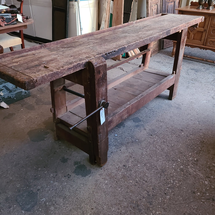 AS FOUND WOODWORKERS BENCH