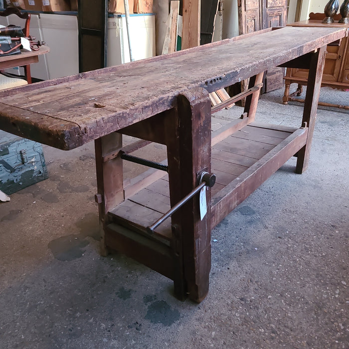 AS FOUND WOODWORKERS BENCH