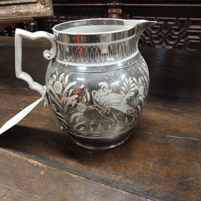 SILVER LUSTER PITCHER