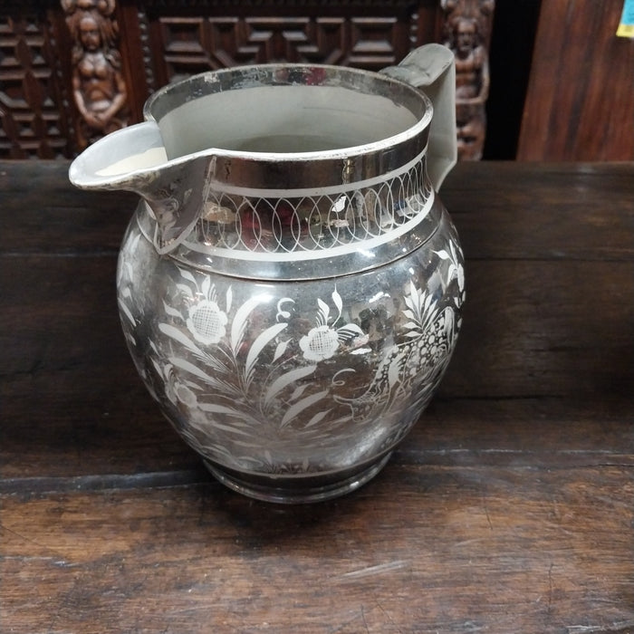 SILVER LUSTER PITCHER