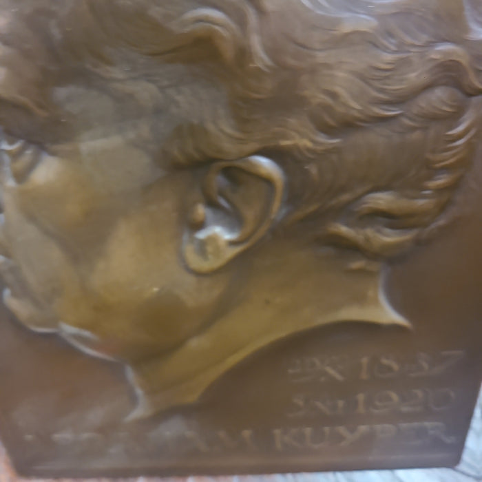 BRONZE 1921 PROFILE PLAQUE