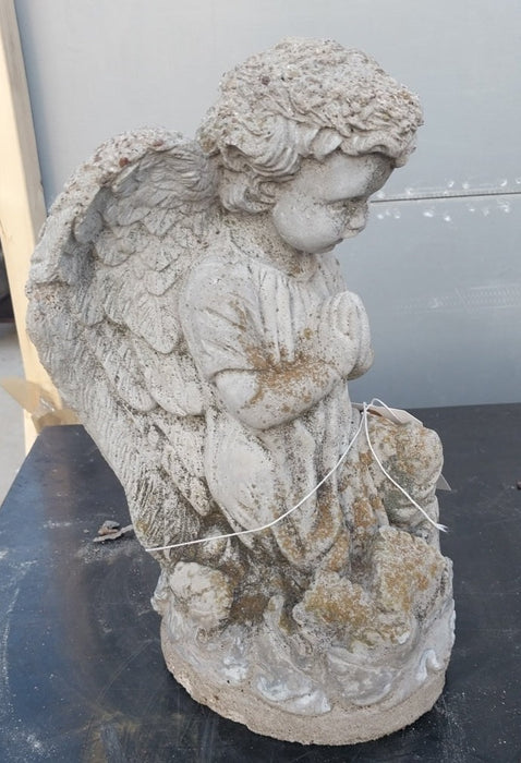 SMALL CONCRETE ANGEL