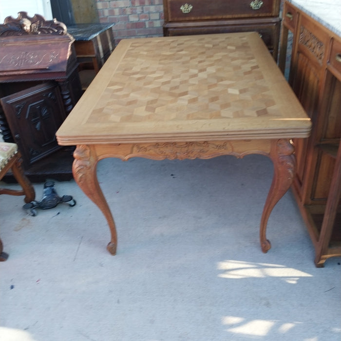 LOUIS XV OAK DRAW LEAF TABLE