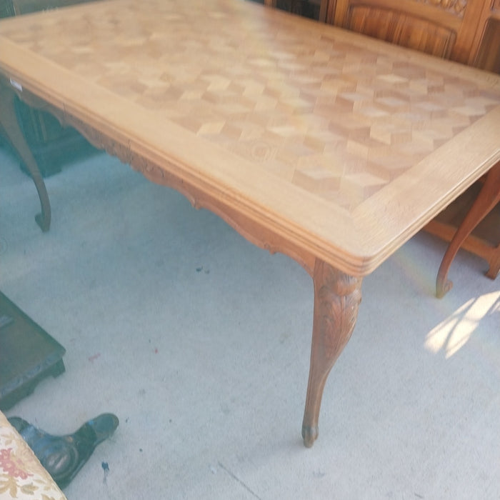 LOUIS XV OAK DRAW LEAF TABLE