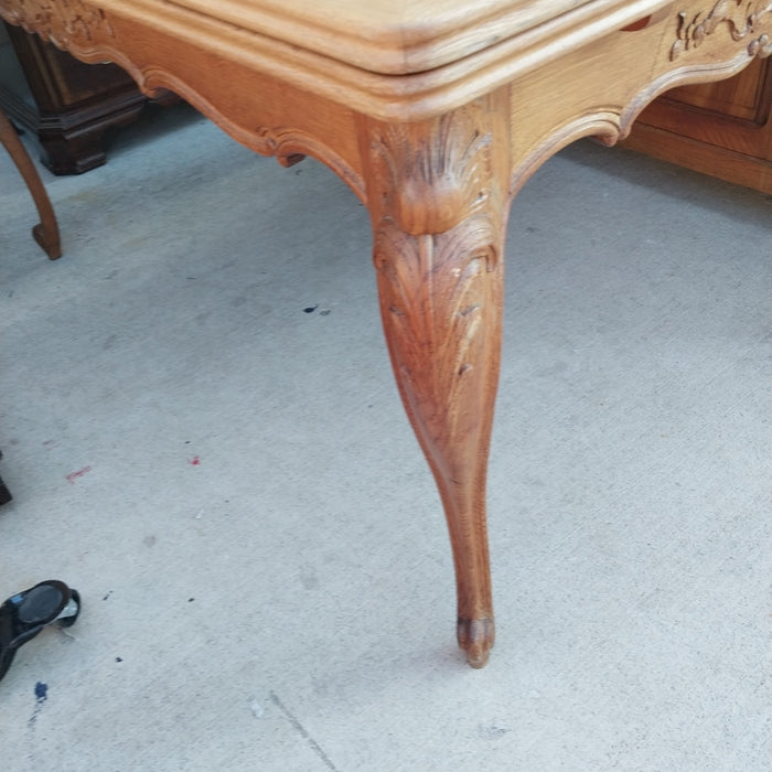 LOUIS XV OAK DRAW LEAF TABLE