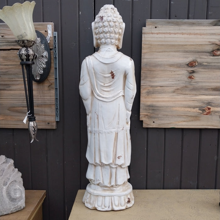 GLAZED CERAMIC BUDDHA
