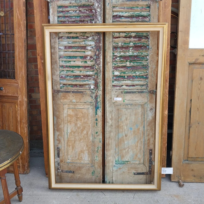 GILT MODERN FRAME AS FOUND