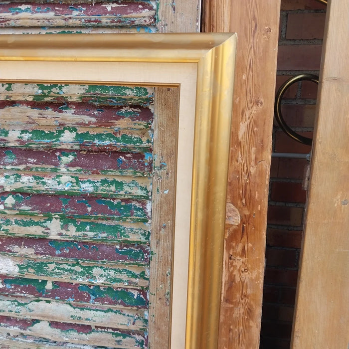 GILT MODERN FRAME AS FOUND