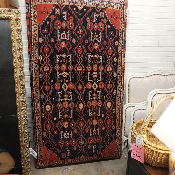LARGE ORIENTAL HAND TIED RUG PERSIAN BENCH