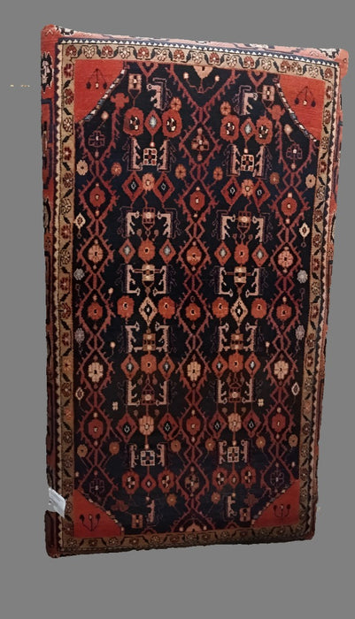 LARGE ORIENTAL HAND TIED RUG PERSIAN BENCH