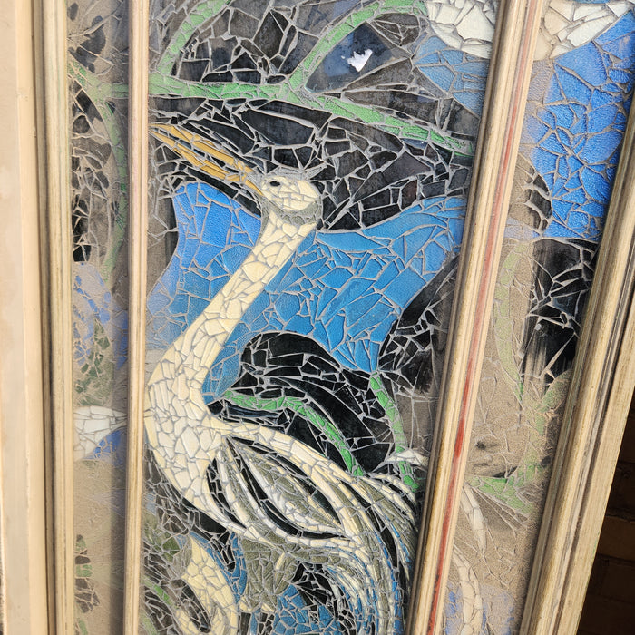 SET OF MOZAIC BIRD PANELS