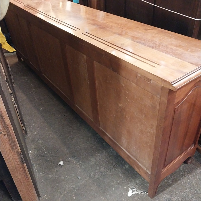 FRENCH CHERRYWOOD SIDEBOARD, LOW & LONG
