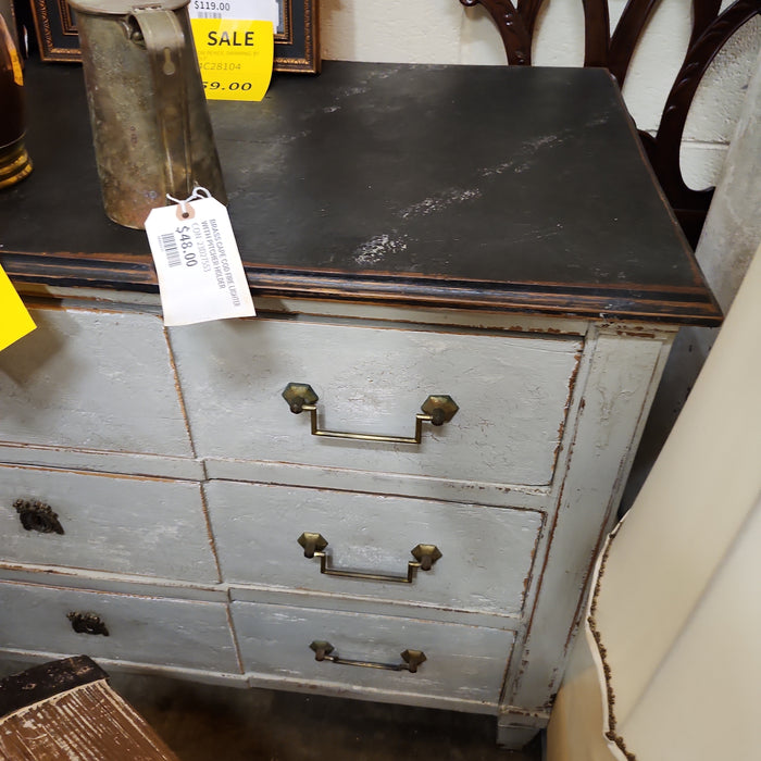 PAINTED 19TH CENTURY SWEDISH DIRECTOIRE CHEST