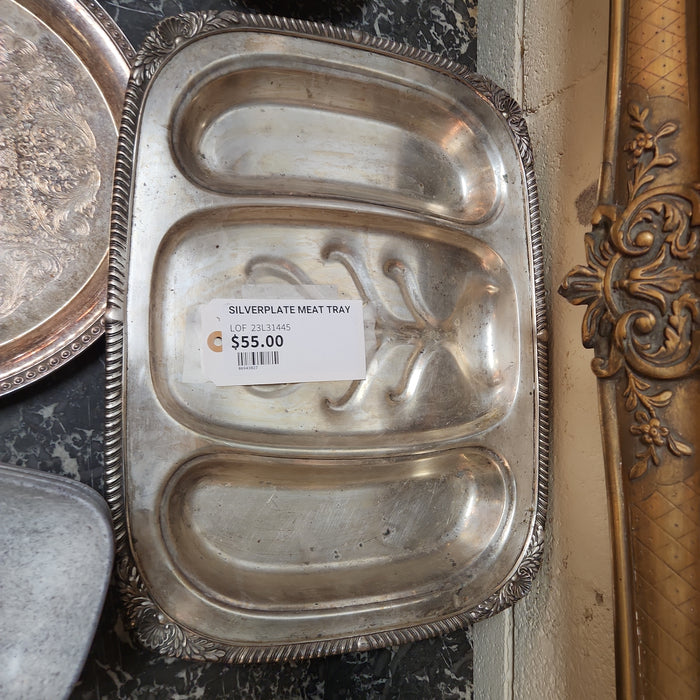 SILVERPLATE MEAT TRAY