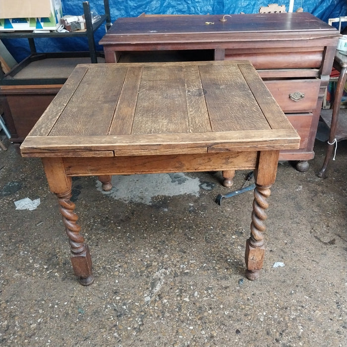 BARLEY TWIST DRAW LEAF PUB TABLE