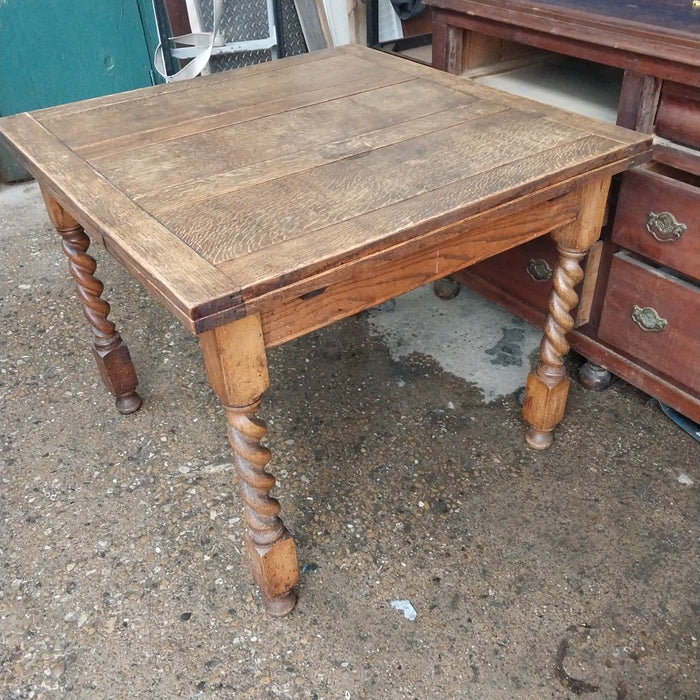 BARLEY TWIST DRAW LEAF PUB TABLE