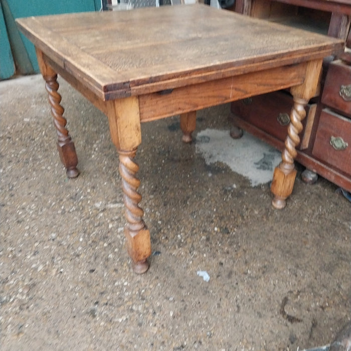 BARLEY TWIST DRAW LEAF PUB TABLE